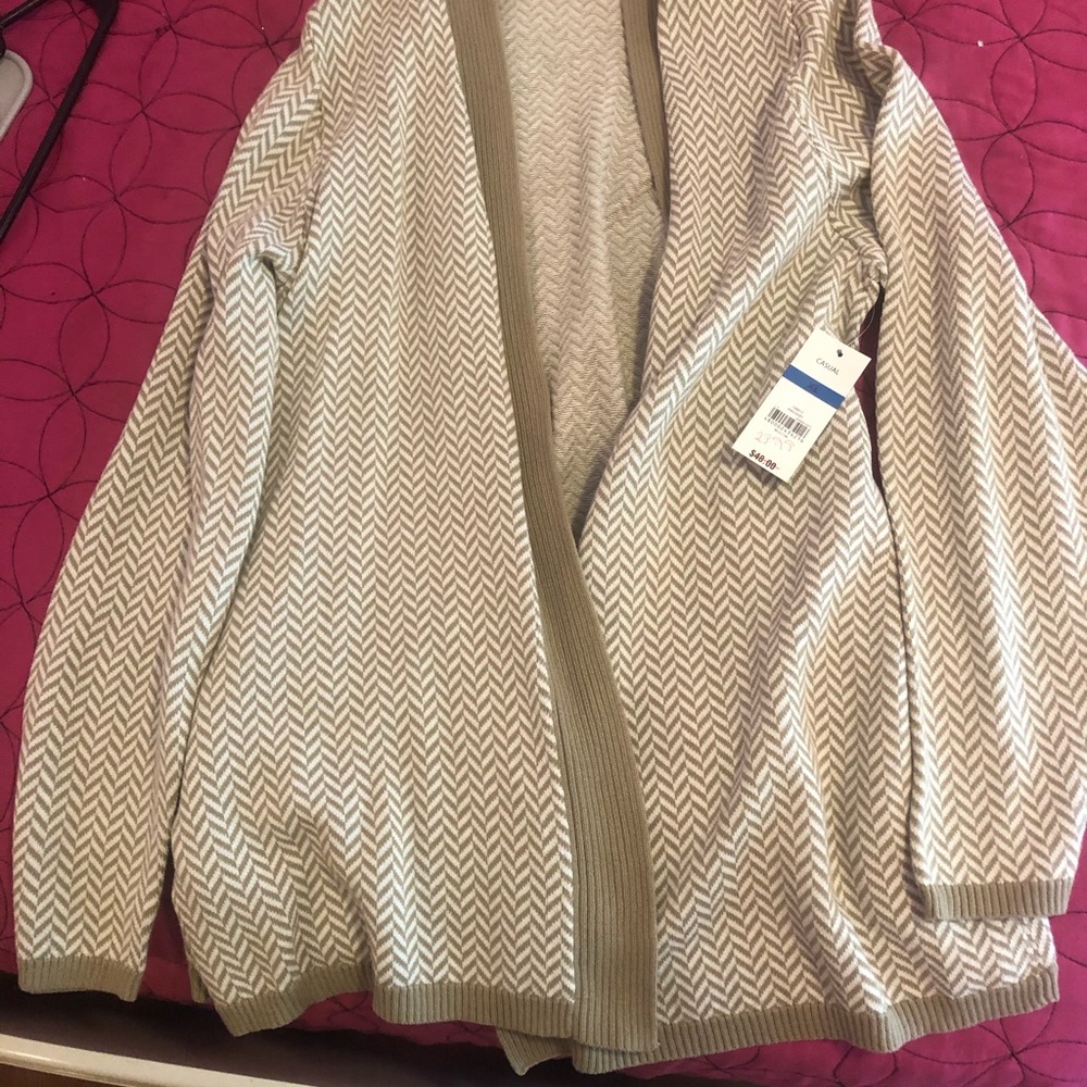 Chevron printed Kim Rogers sweater